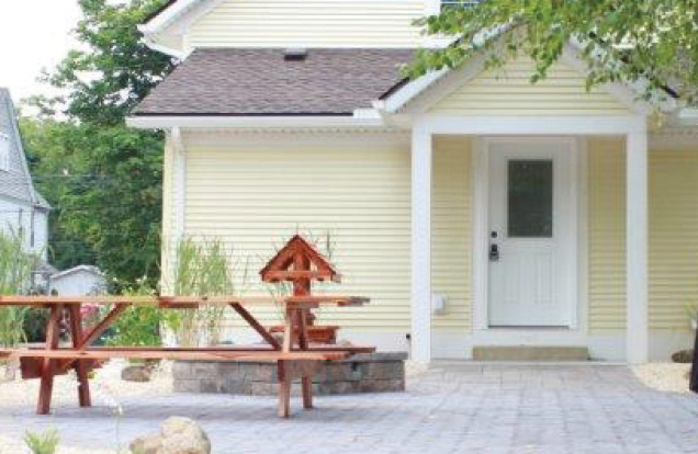 Back patio at Jacques House BnB